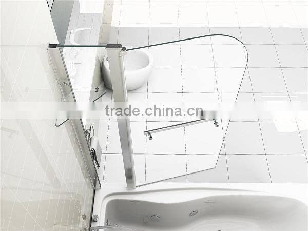 6 MM Glass Folding Shower Screen,Bath Screen