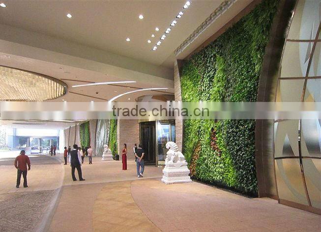 factory price high quality fake green walls/artificial indoor gardens for decoration