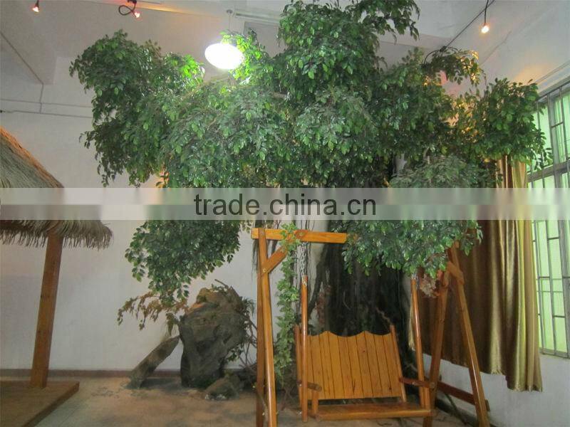 2016 hot sale artificial maple tree plastic maple flower tree