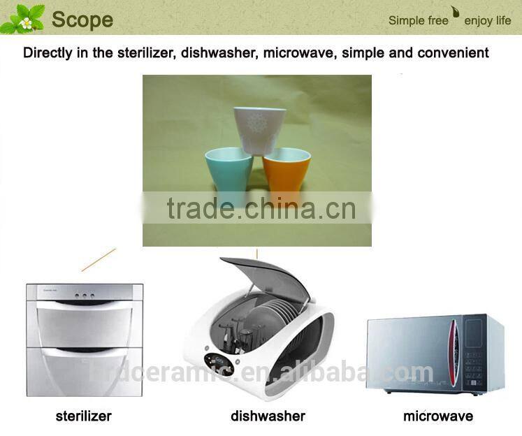 2015 New Advertising promotion white ceramic cup