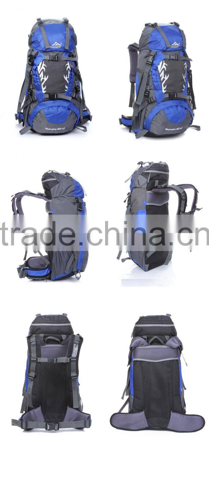 waterproof multi-functional custom climbing mountain camping hiking backpack