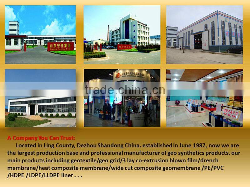 pp needle punched nonwoven geotextile for highway