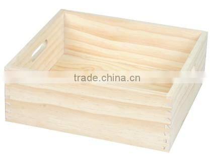 Manufacture natural wood box for storage for ZL-001