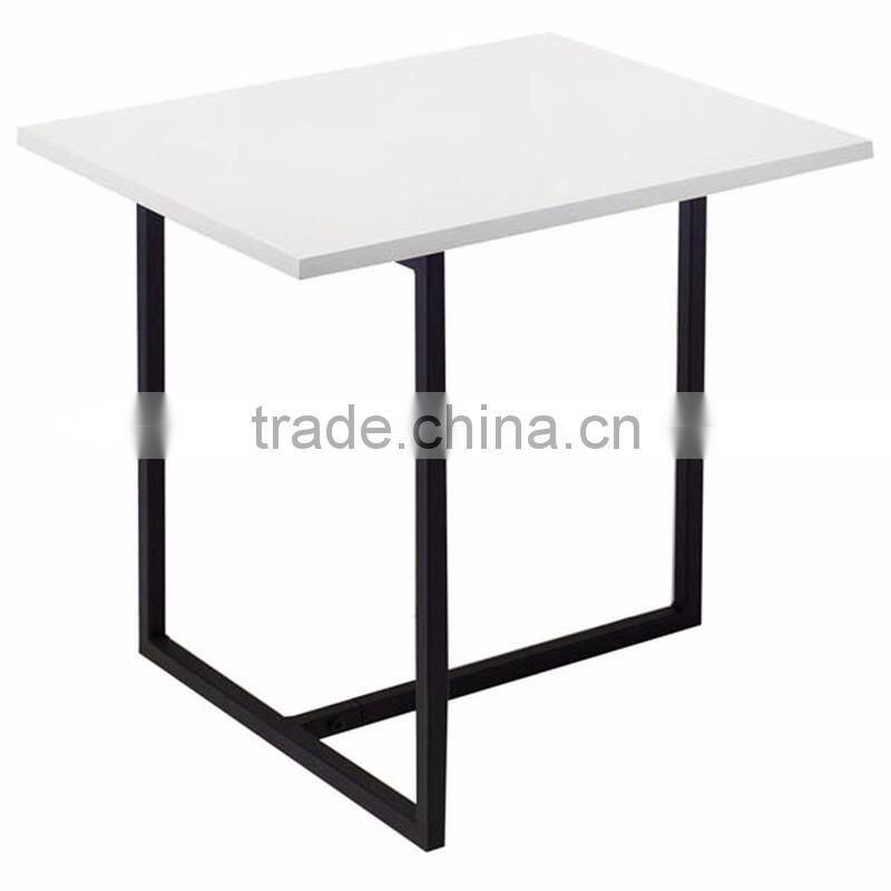 Factory cheap price metal furniture table iron powder coating black table legs