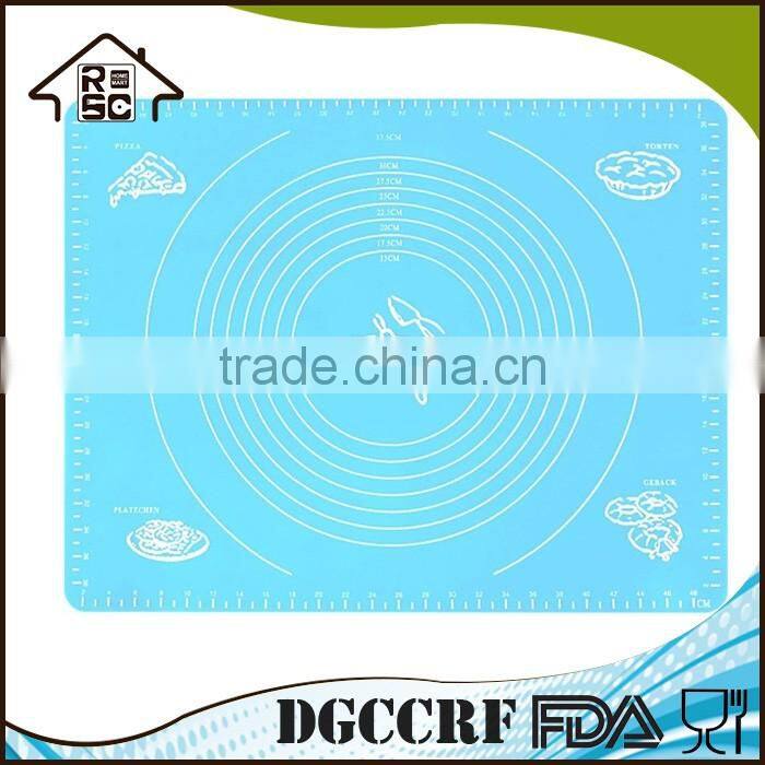 NBRSC Extra Large Reusable Non-stick Silicone Pastry Baking Mat With Measurements