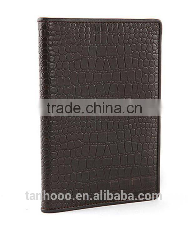 wholesale fashion crocodile leather passport holders