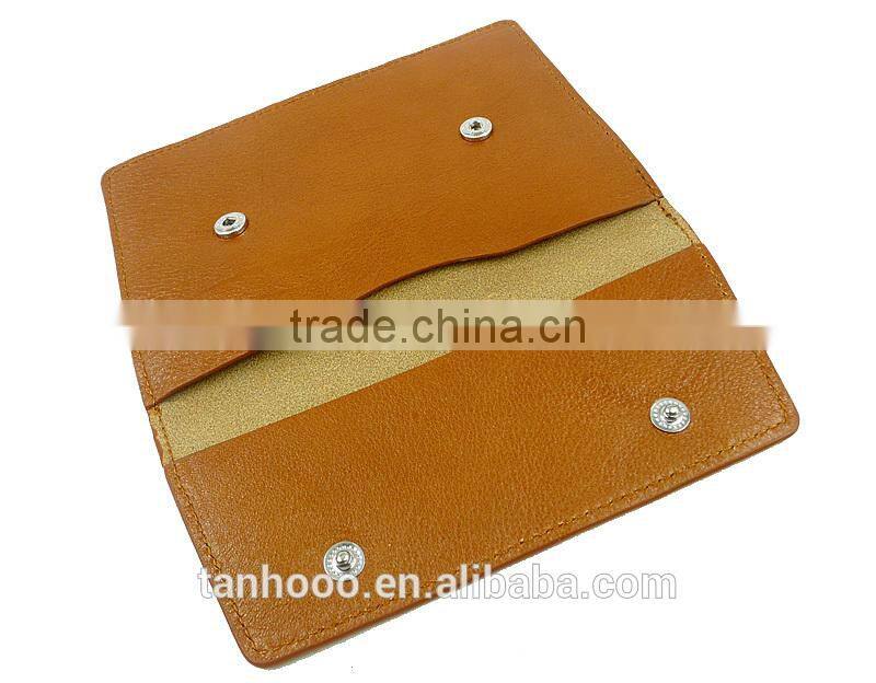 personalized passport holder in brown leather passport cover