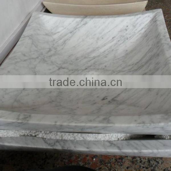 Hot sales made in China carrara marble kitchen sinks