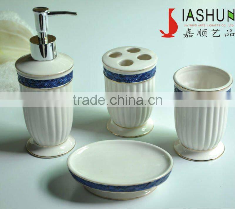 Gold ceramic sanitary ware