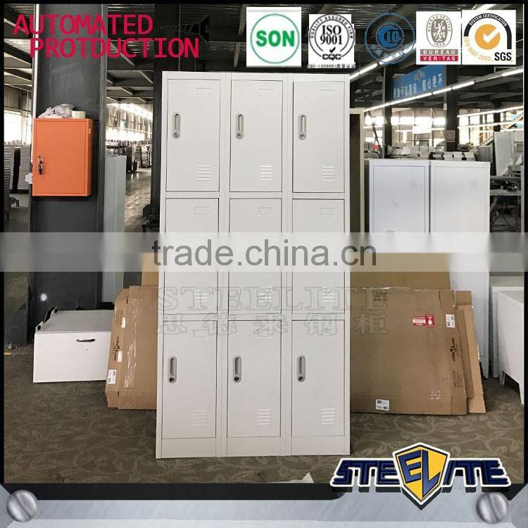 Multi-purpose 9 door steel shoes storage locker clothes wardrobe