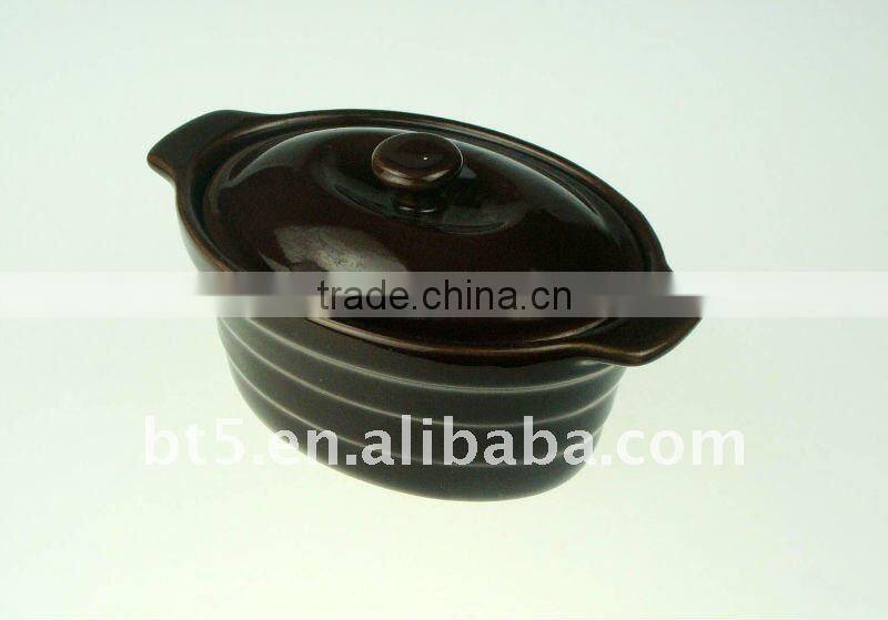 Ceramic Oval shape mini cocotte