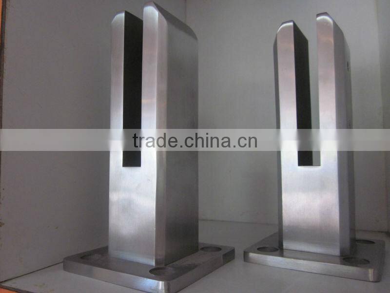 JINXIN glass balustrades spigots_frameless glass railing spigot_stainless steel pool fence