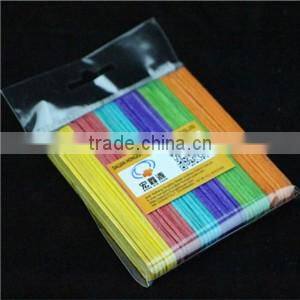 100% Natural Birch Material Disposable Wooden Color Sticks