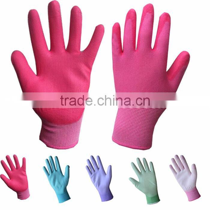 SunnyHope 2016 hot sale nitrile coated garden gloves