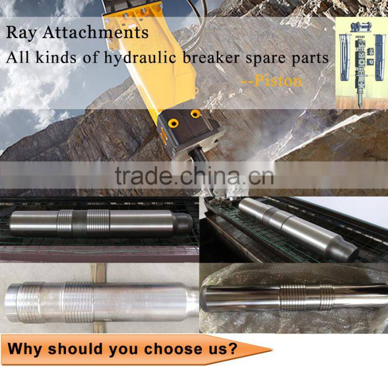 hydraulic breaker hammer wear parts piston for soosan,furukawa,npk,general etc.