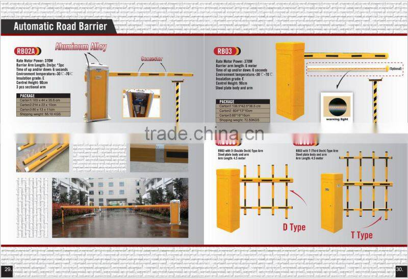 Plastic Automatic Traffic Road Safety Barrier With Sectional Barrier Arm