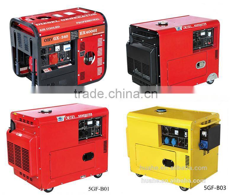 5kw air cooled diesel powered generator,5kw diesel generator price