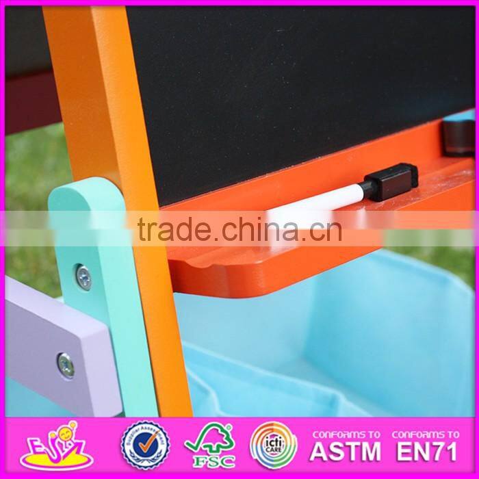 Best sale double-sided drawing board wooden learning toys for toddlers W12B102-S