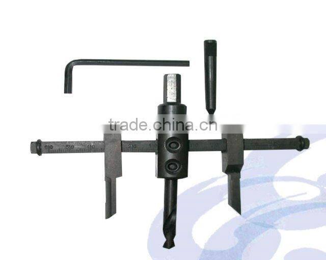 30mm-120mm High Carbon Steel Adjustable Hole Saw Circular Cutter with 7.8mm Hex Shank for Floor