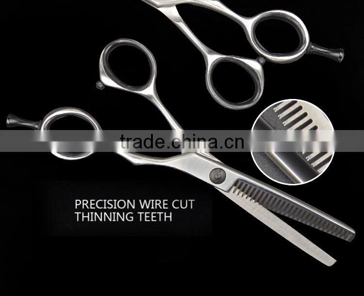 Professional hair scissors 440c japanness steel thinning scissors shears baber scissors set