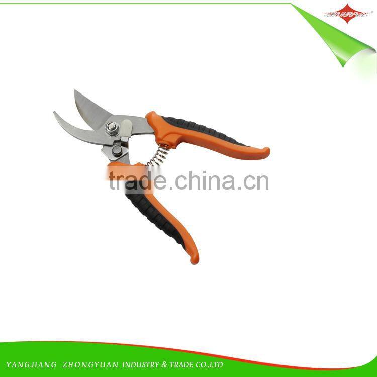 7 Inches Stainless Steel Garden Scissors/Pruner with PP+TPR Handle