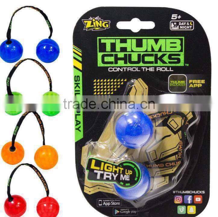 New Fidget Toys Begleri Thumb Chucks Finger Yoyo Anti Stress Toy yoyo Ball Glow In The Dark