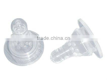Soft Food Grade Silicone Cute Baby Feeding Nipple