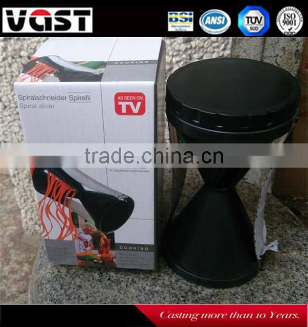 stainless steel spiral vegetable slicer/vegetable spiral slicer