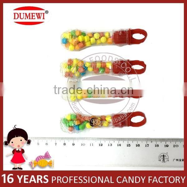 Lighting Microphone Toy with Fruit Flavor Tablet Candy