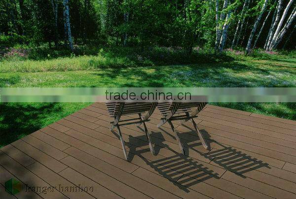 Outdoor Dark Chocolate Strand Woven Matt Bamboo Decking