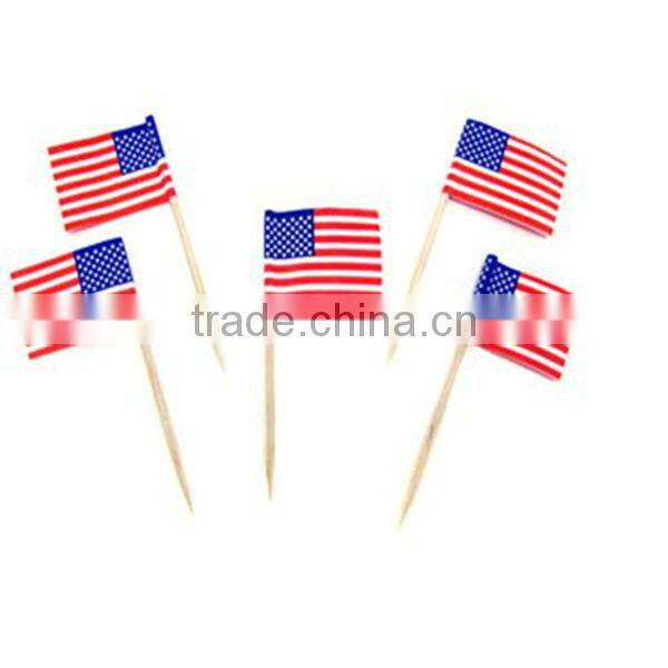 Wholesale Christmas Decorative Disposable Flat Toothpicks