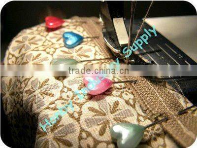 decorative 55mm heart shaped head florist pin