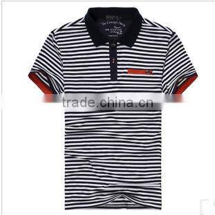 original hot stripe design for mature man polo shirts ,men's engineering stripe with super soft handfeel polo t shirt