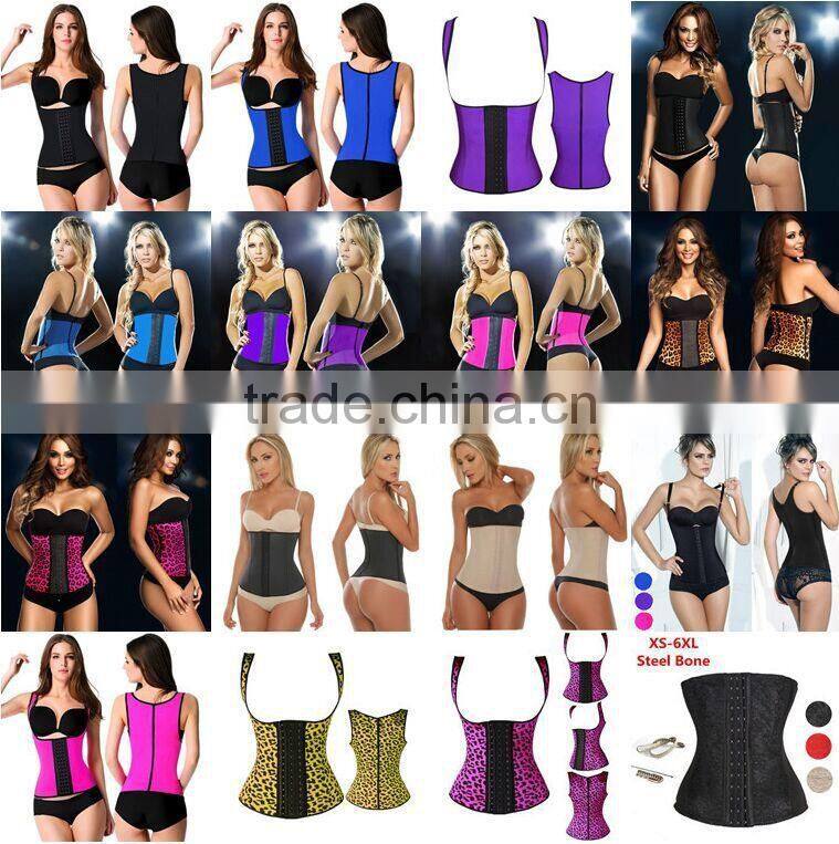 Victoria Brown Steampunk Leather neck slimming corset