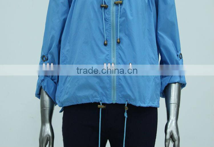 fashion oem high quality woman summer jacket