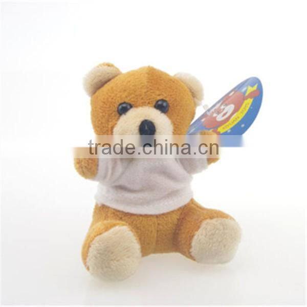 Mini lovely animal keychain chinese new year plush toy monkey