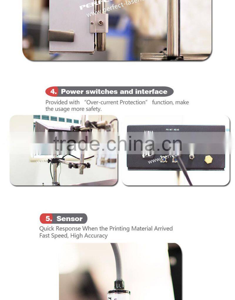 LCD color touch screen big character inkjet printer for Carton box for sale