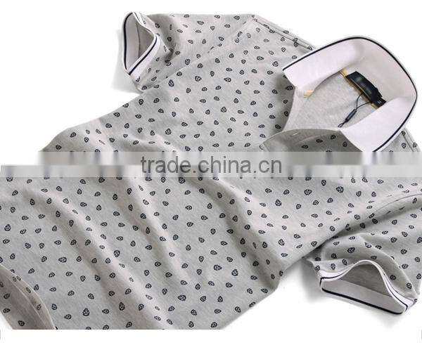 Custom design all over printing short sleeve cotton mens polo shirt wholesale softtextile