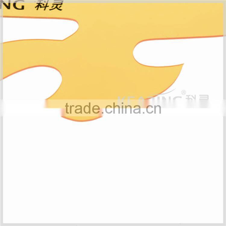 Kearing High Quality French Curve PVC Popular Curve Drawing Template 6 pieces As One Set # 1306S