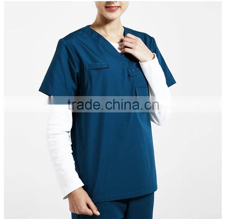 Nurse Uniform cheap New Medical Uniforms Scrub Top