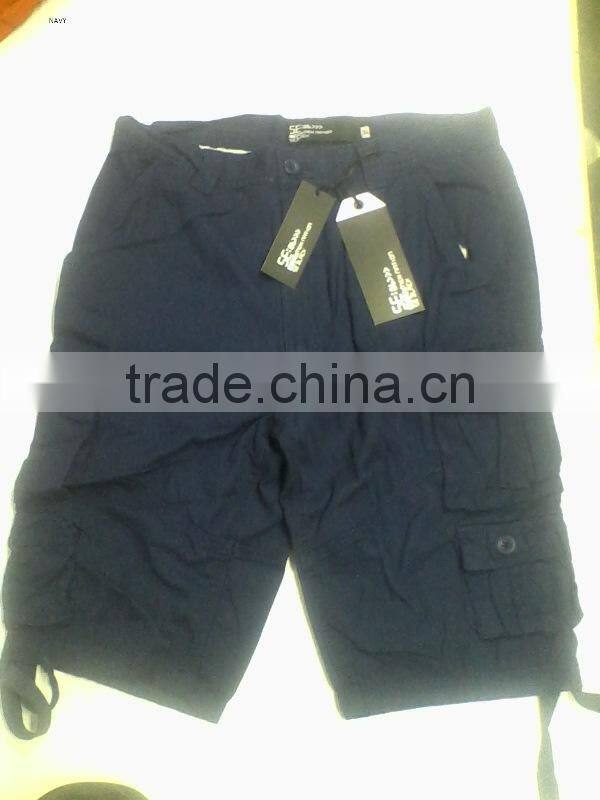 MENS EXCLUSIVE 9 PKT CARGO SHORTS (Garment Stock lots / Apparel Stock / stocklots / Garment Apparel from Sri Lanka / Bangladesh)