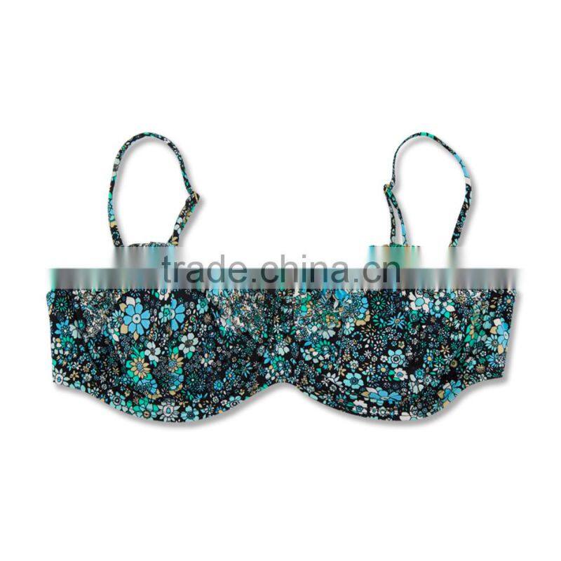 Popular swimwear wholesale last design kids bra swimwear