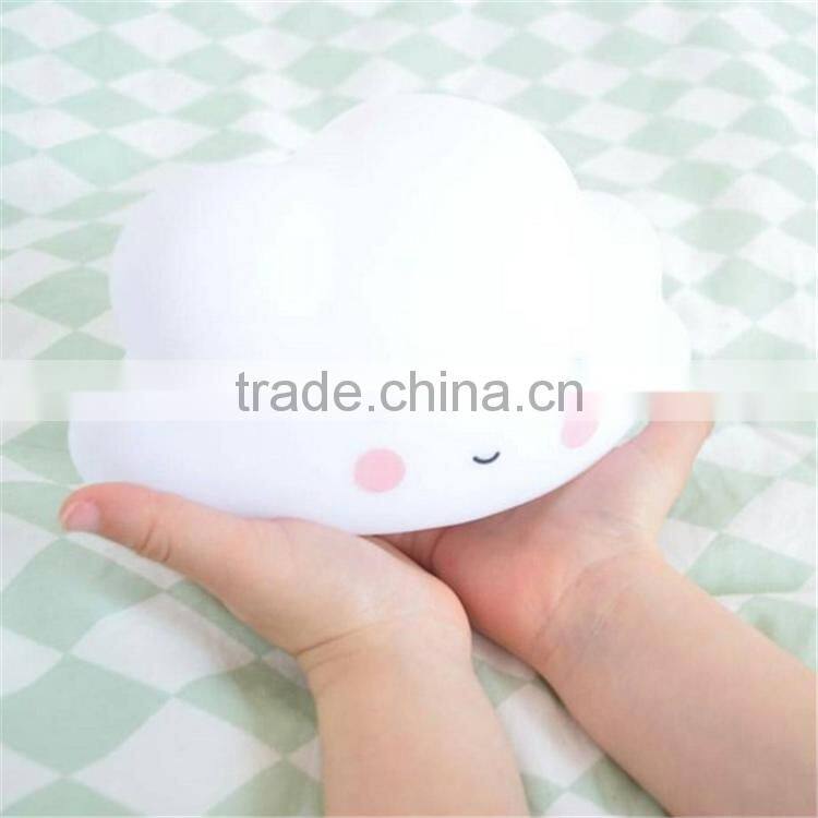 wholesale cute baby toy Children's room decoration Luminous toy smiling clouds and moon led light