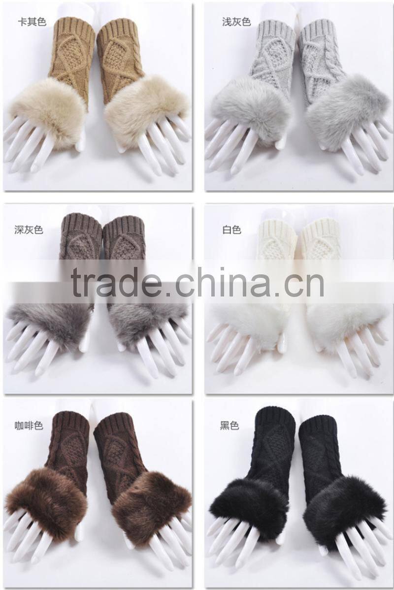 china fashion half finger gloves winter gloves Hand Gloves