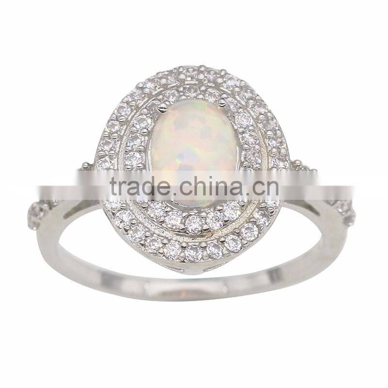 China Alibaba new arrival brass/sterling silver beautiful cz diamond jewelry engagement ring