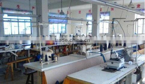 Man's vertical striped sport POLO shirt in Guangzhou factory
