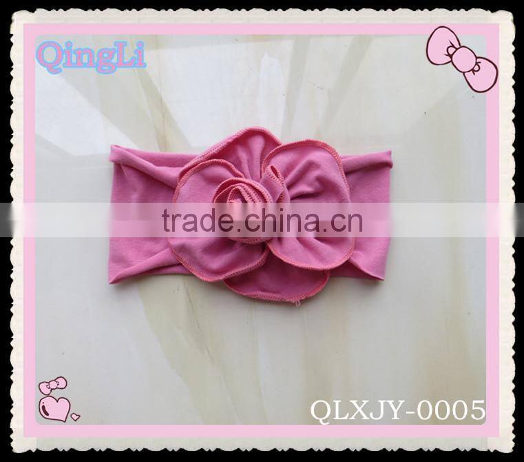 New arrival boutique children girls hair headband Big flower baby headbands
