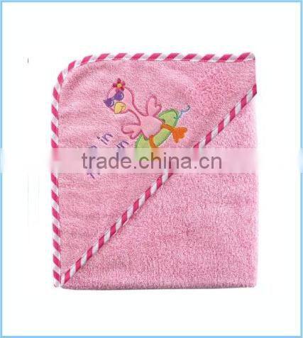 Wholesale supplier organic cotton towel hooded baby bath towel
