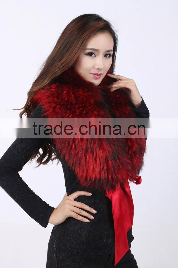Wholesale Fall Winter fashion style Luxury Vintage large size Faux Fox Fur Collar/scraf