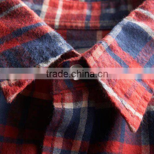 100% cotton Yarn-dyed khaki fabric